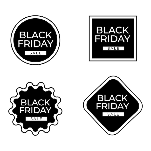 Vector black friday banner vector illustration black friday sale