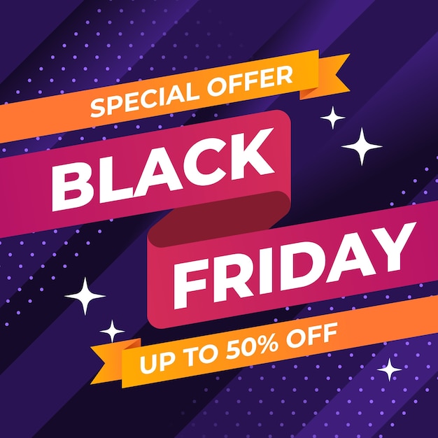 Vector black friday banner