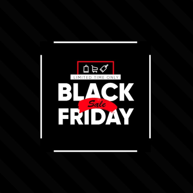 Vector black friday banner