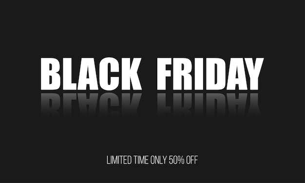 Vector black friday banner