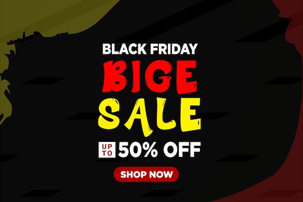 Black Friday Big Sale Post-ontwerp