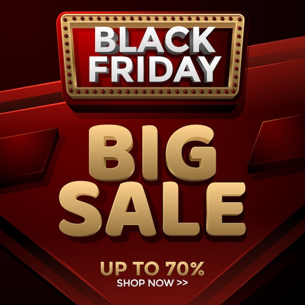 Black friday big sale template