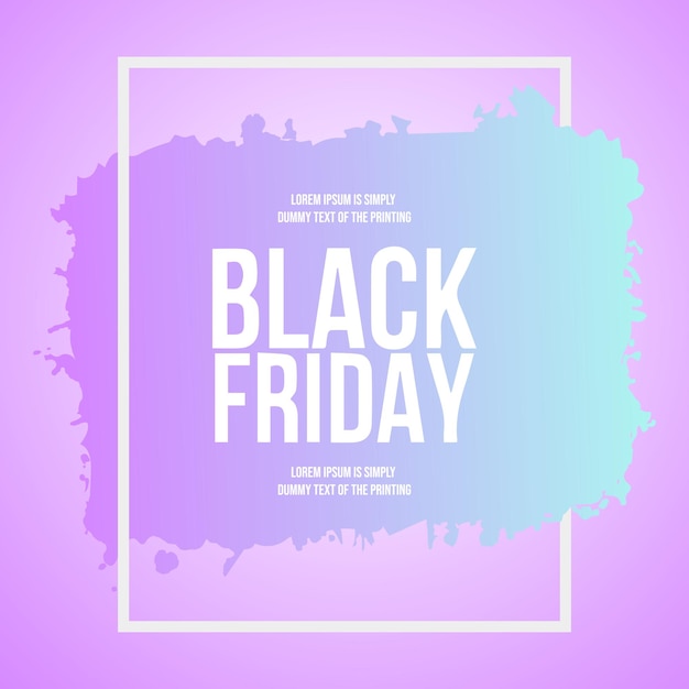 Black friday brush stroke background