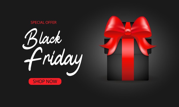 Black Friday Buy now Sale Black gift