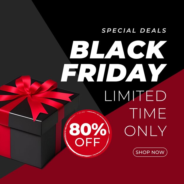 Vector black friday campaign sale ads banner flyer brochure social media post template vector design