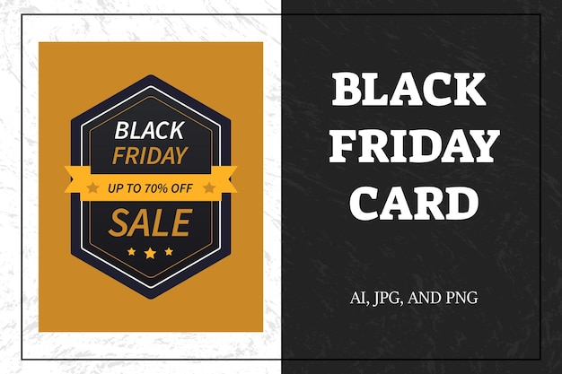 Vector black friday card 11