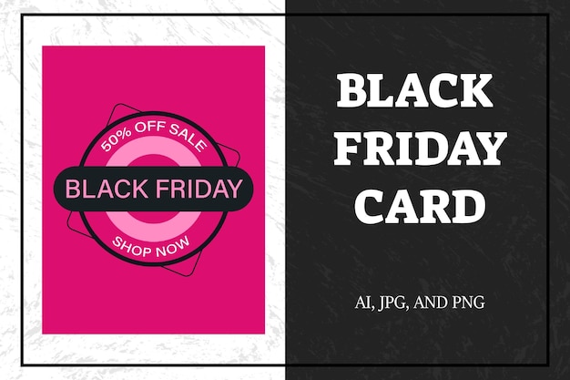 Vector black friday card 26