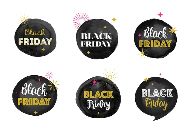 Vector black friday, christmas sale banner, poster template