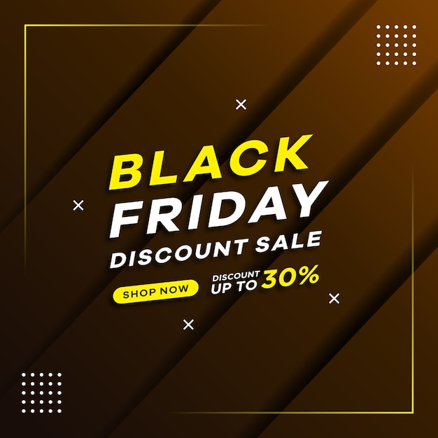 Black friday  concept with gradient background