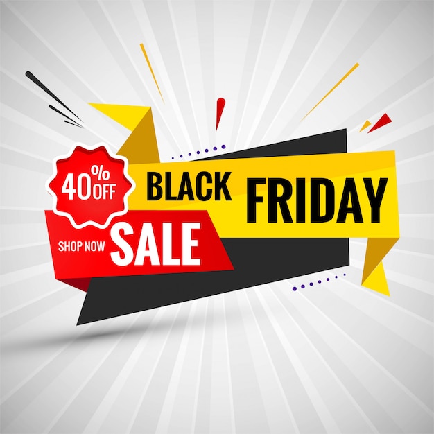 Black friday-de lay-outontwerp van de verkoopbanner