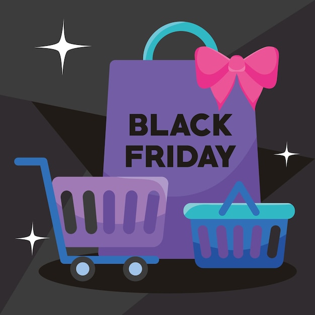 Vector black friday design