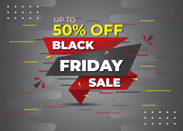 Vector black friday element social media banner black friday badge symbol offer post design black friday