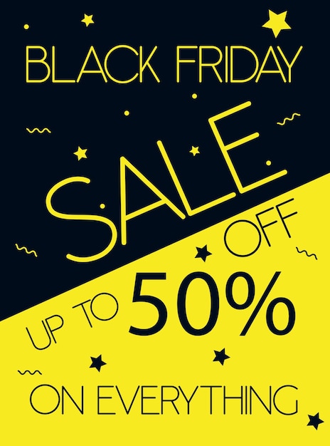 Black Friday enorme verkoop flyer poster sociale media postontwerp