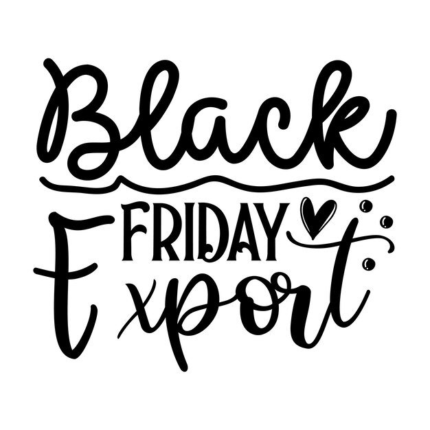 Black friday export SVG