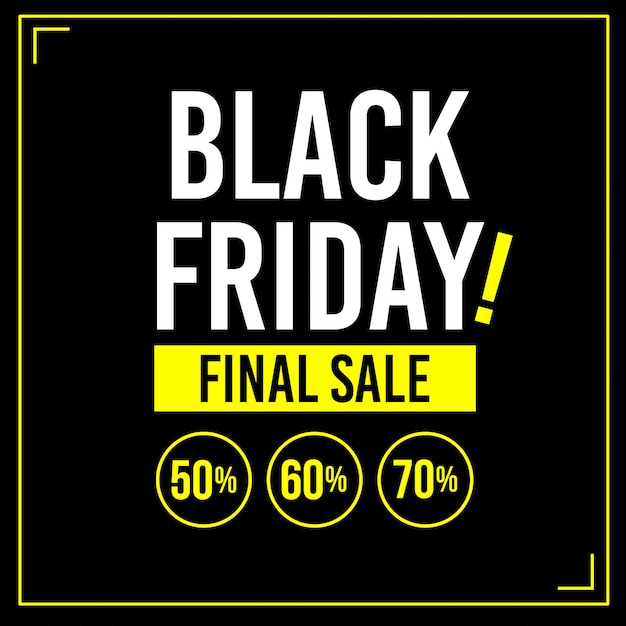 Vector black friday final sale