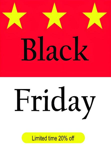 Vector black friday flyer poster banner