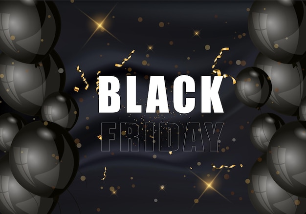 Disegno del modello di volantino del black friday