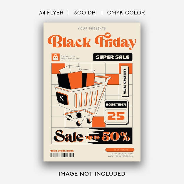 Black Friday Flyer Template