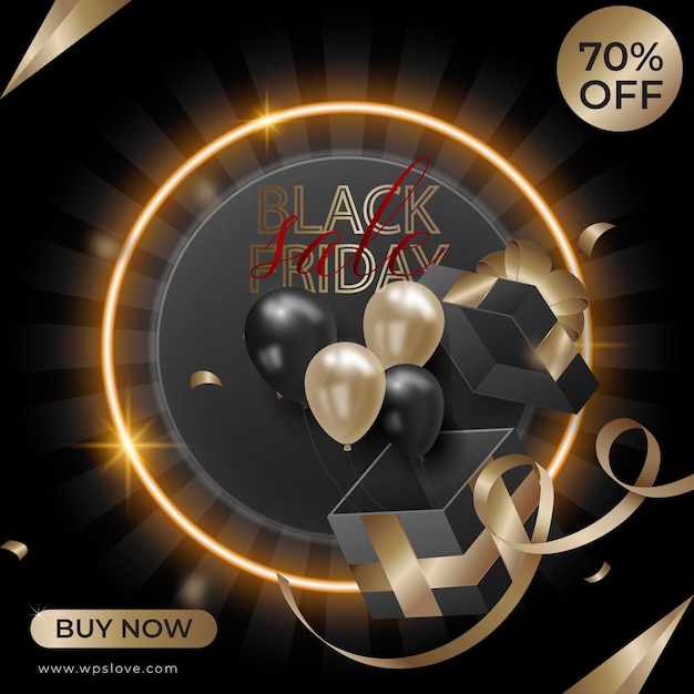 Vector black friday friday