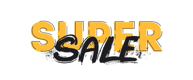 Black Friday graffiti Sale banner