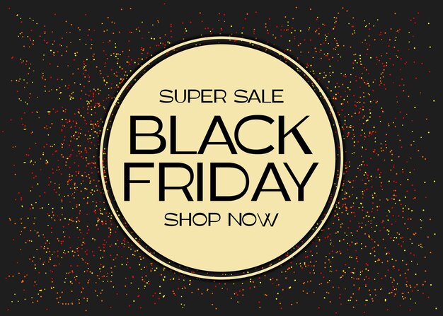 Black Friday Horizontal Poster Template