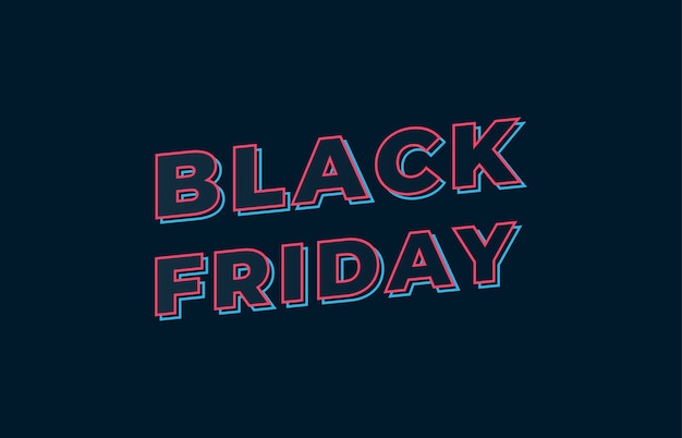 Iscrizione del black friday in vendita e modello di sconto per il tuo banner