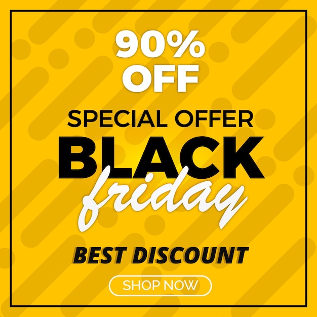 Black Friday Instagram Post or Banner Template