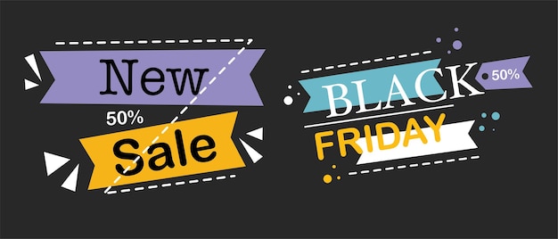 black friday korting flash verkoop illustratie vector voor black friday shopping event