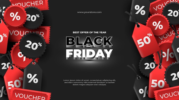 Black Friday korting prijskaartje