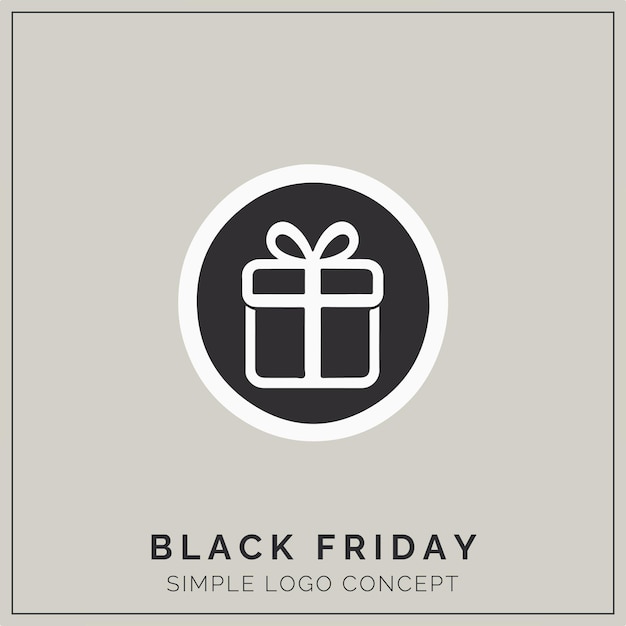 Black Friday Logo Concept for Branding and Event