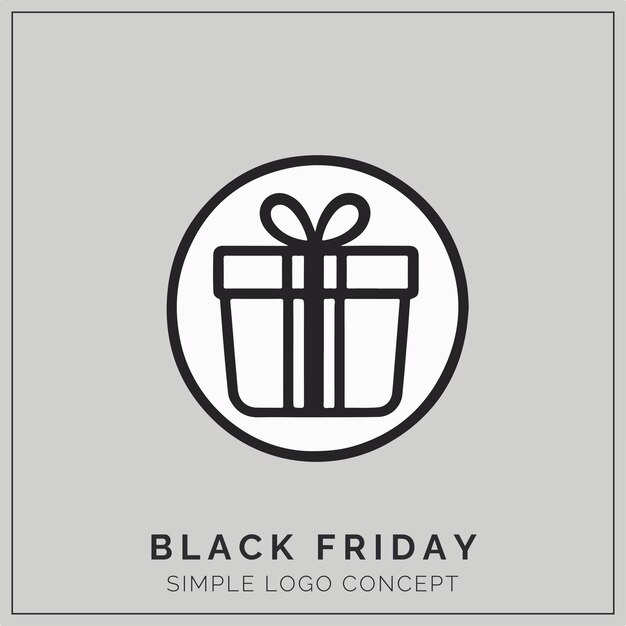 Black Friday Logo Concept for Branding and Event