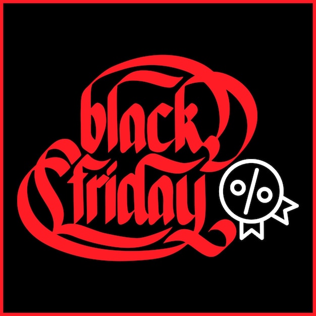 Black friday logo and vactor design