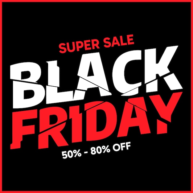 Black friday logo and vactor design