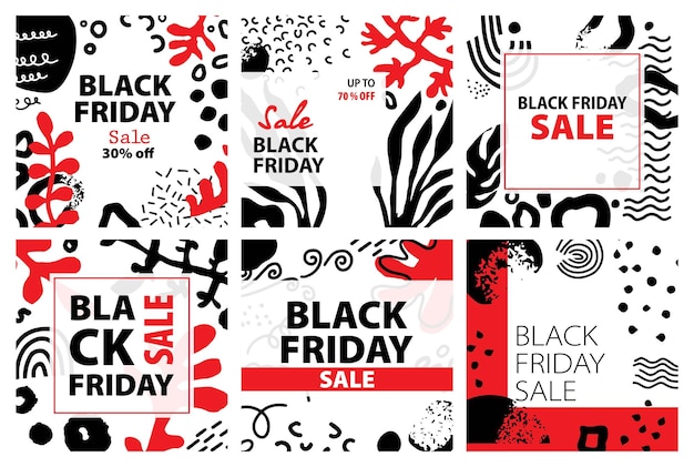 Black Friday moderne promotie webbanner