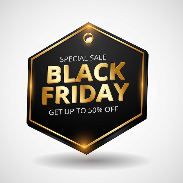 Design del logo dello shopping online del black friday