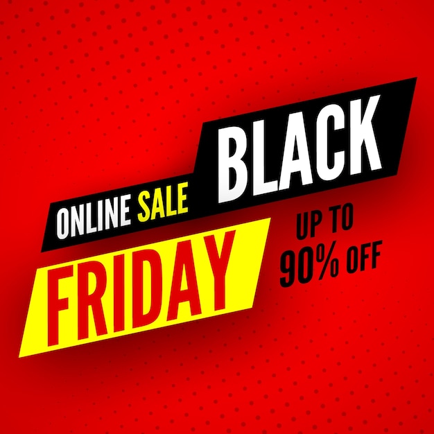 Black Friday online verkoopbanner