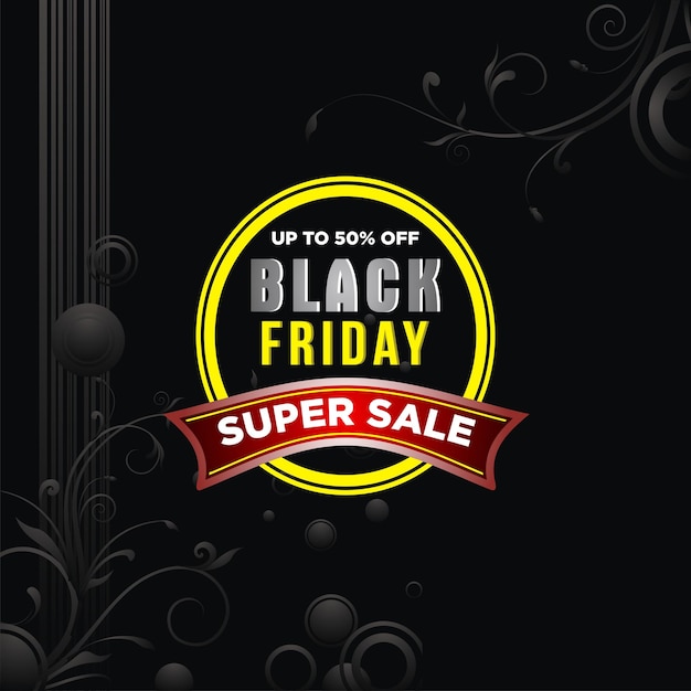 Black friday promotion banner