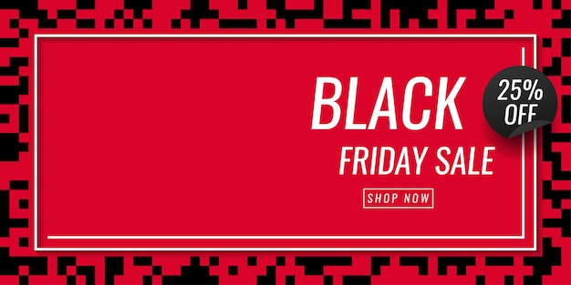 Black friday sale 25% off template design