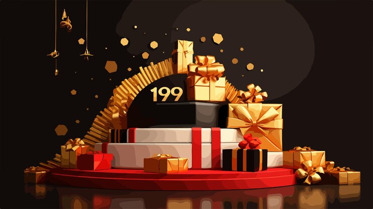 Vector black friday sale 3d podium stage design