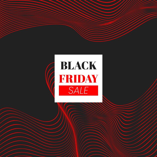 Vector black friday sale abstract background for social media