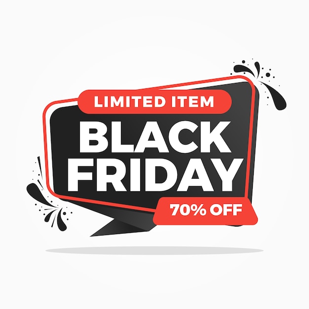 Vector black friday sale background banners