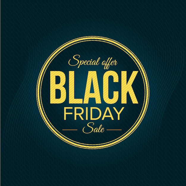 Black Friday sale background premium vector