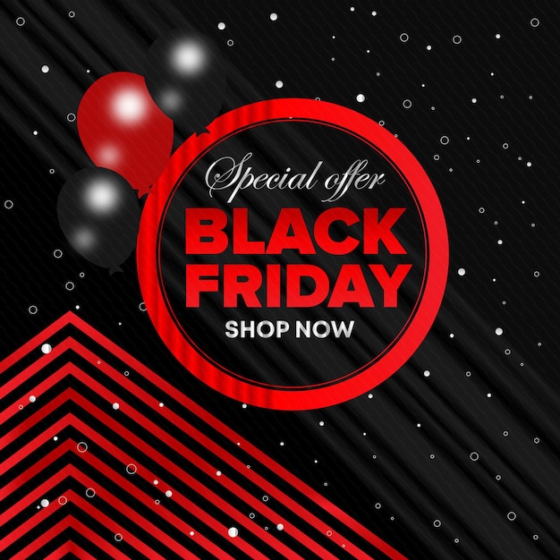 Vettore vettore premium del fondo di vendita di black friday