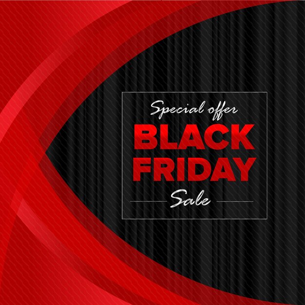Black friday sale  background premium vector