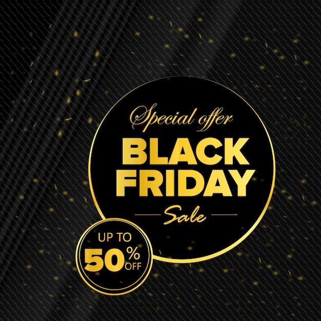 Black Friday sale  background premium vector