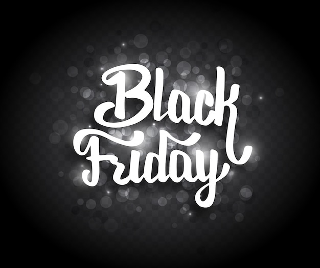 Black Friday sale background with bokeh