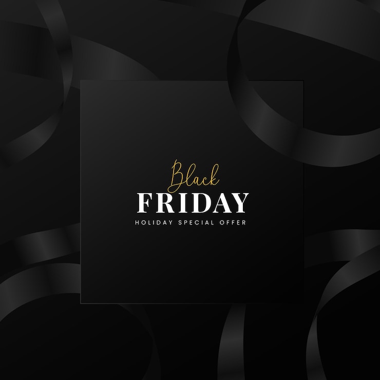 Vector black friday sale background