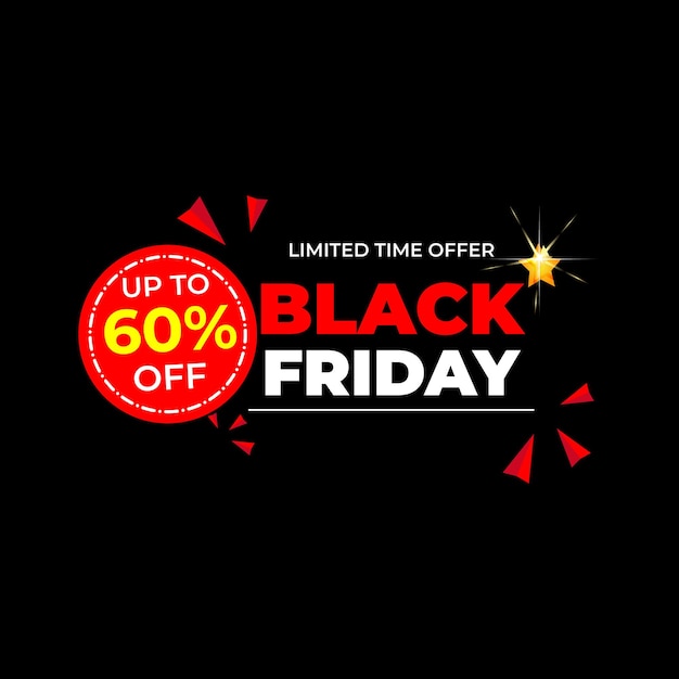 Vector black friday sale background