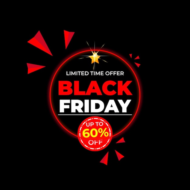 Vector black friday sale background