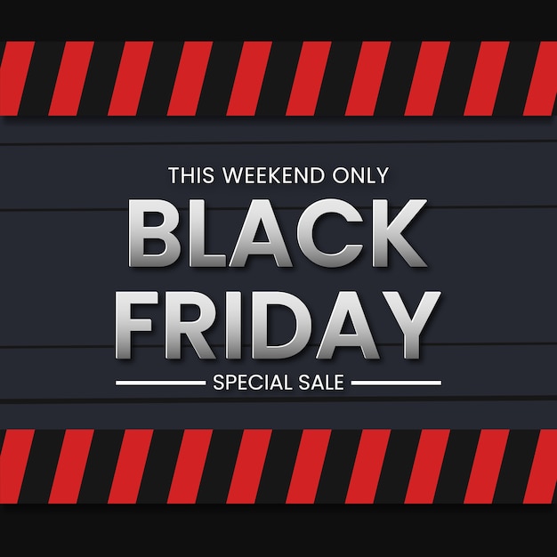 Black friday sale banner background